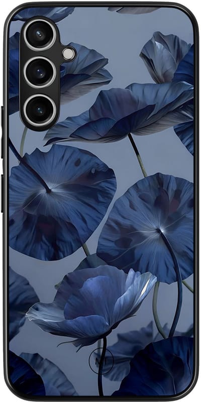 Hoesje geschikt voor Samsung Galaxy A34 - Dusky blooms - TPU Hard Case Backcover - Paars - Mooie Telefoonhoesjes