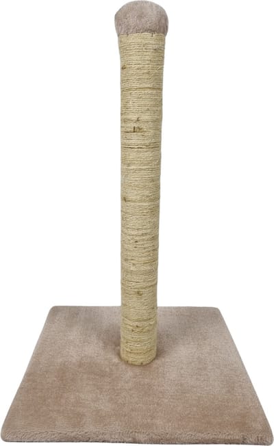 Topmast Krabpaal Classic - Beige - 40 x 40 x 60 cm - Krabpaal voor Katten - Met Sisal Touw