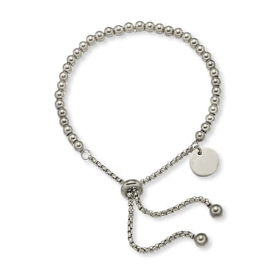 Marama - armband Lara Zilver - titanium - zilveren plating - damesarmband - cadeau - minimalistisch - one size fits all