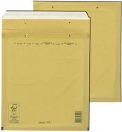 MAILmedia Luftpolster-Versandtaschen, Typ H18, braun, 39 g Außenmaße: 290 x 370 mm, Innenmaße: 265 x 360 mm (411077)