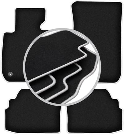 CARLUX-SILVER automatten voor: BMW 3 E92 coupé (2004-2011)