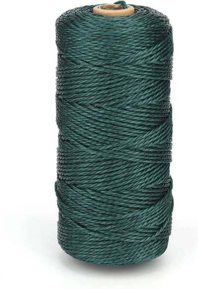 130M Groene Nylon Koord, 2mm Tuin Touw, Weerbestendig en Scheurvast Touw voor Tuinieren, Plantondersteuning en Creatieve Klussen