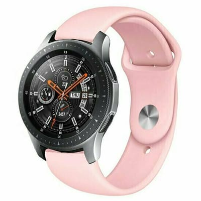 By Qubix - Rubberen sportband - Roze - geschikt voor Huawei Watch 5 - 46mm