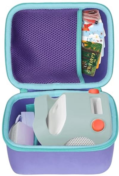 Harde Opbergcase voor Kinderen Yoto Speler - Bescherming en Stijl in Paars en Teal