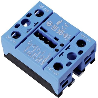 Celduc Halfgeleiderrelais SOB965660-TH 50 A Schakelspanning (max.): 600 V/AC Schakelend bij overbelasting 1 stuk(s)