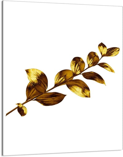 TMK ArtDeko Serie - Glazen Snijplank - 40x52 cm - Goud - Veilig - Antibacterieel