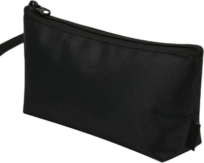 Tondeuse Opbergdoos - Reis Organizer - Haarverzorging Onderweg - Robuuste Nylon Constructie - 22 x 6.5 x 9.5 cm - Zwart