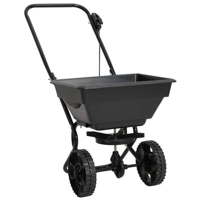 vidaXL - Strooiwagen - duwmodel - 15 - L - 80x46x75 - cm - PVC - en - staal