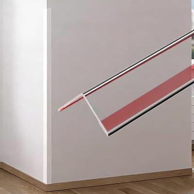 Hoekbeschermers - Wandbescherming - Muren beschermen - Zelfklevend - 180 cm set - Transparant