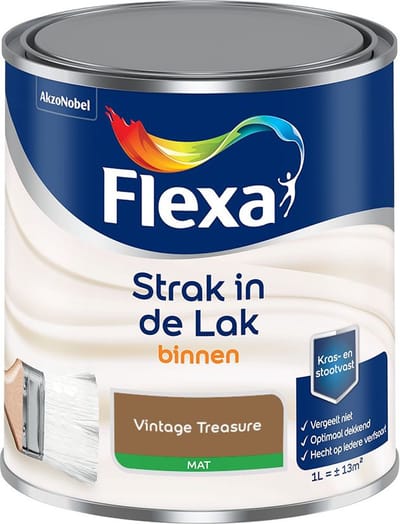 Flexa - Strak In De Lak Binnenlak Mat - Vintage Treasure - Mengverf - 1 L