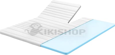 Kikishop SPLIT Topper matras 180x200 – Topdekmatras - HR45 Koudschuim – Antibacterieel - Orthopedisch Verantwoord - 4 Seizoenen - Premium Wasbare Afritsbare Hoes - circa 9 cm dik