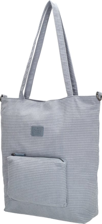 Charm London Valley Shopper - Schoudertas - Crossbody - Verstelbare - Afneembare - Schouderband - Lichtgewicht - Wafelstructuur - Tote Bag - Dames Tas - Jeansblauw