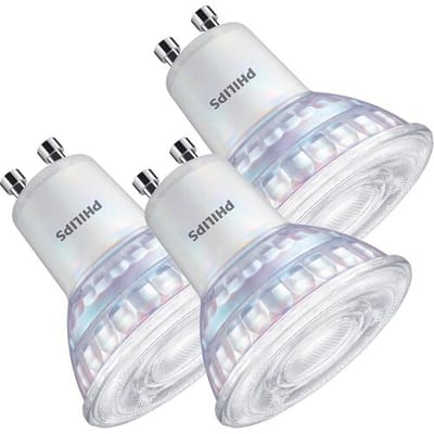 Energiezuinige Philips LED Spot - 50 W - GU10 - Dimbaar warmwit licht - 3 stuks - Bespaar op energiekosten