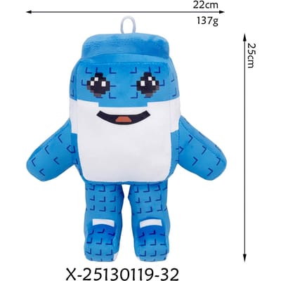 Voler un Jandel Peluche Brainrot Jandel Anime Jandel Géant Toriel Non. 67 Peluche Bleue Chapeau Rouge Singe Noir Cadeaux de Noël pour Enfants About 20-30cm