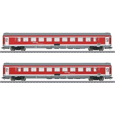 Märklin 42989 H0 set van 2 personenrijtuigen van de München-Nürnberg Express van de DB-AG