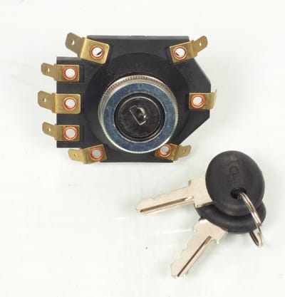 Neiman contacteur à clé pour Scooter Piaggio 125 Vespa PX Après 1981 186260 / 9520007 / 8 cosses Neuf