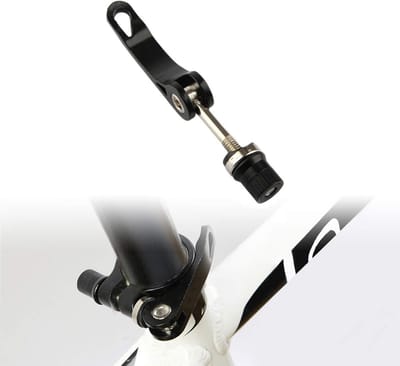 Zwart Fiets Zadelpen met Quick Release