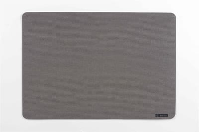 Rasteli Placemat Lederlook Taupe Grijs 43 x 30 cm  Voordeelset van 2 stuks