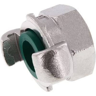 RVS DN 20 DIN 3489 compressor klauwkoppeling Rp 1 inch Binnendraad - CL42-20-F-SF-100