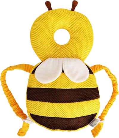 Baby Helm - Hoofdbescherming Baby - Leren Kruipen - Zacht Katoen - 5-24 Maanden - Bij Design