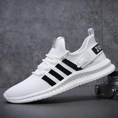 Chaussures de tennis pour hommes, maille respirante, légères, antidérapantes, chaussures de sport, de gym, baskets pour hommes 41 gray