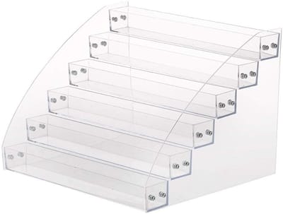 Dailygoods- Nagellak-organizer 6 lagen - Lippenstift-displaystandaard - Acryl - Transparant - Duurzaam - Veilig en milieuvriendelijk - Cosmetica-organizer
