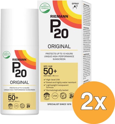 2x Riemann P20 Original SPF50 Spray (175 ml)