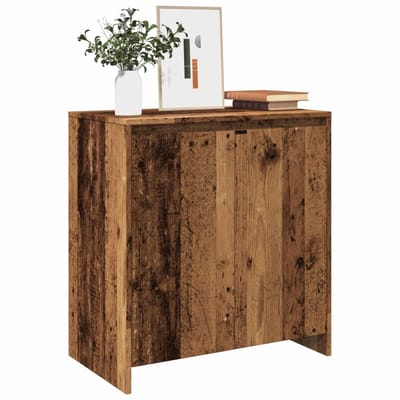 vidaXL Dressoir 70x41x75 cm bewerkt hout oud houtkleurig