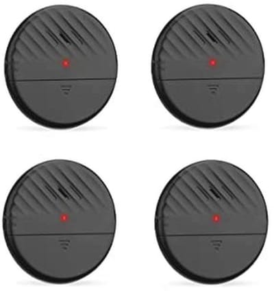 Trillingssensor Alarm voor Deuren en Ramen - 4 Packs - 125dB Luid - Veiligheidssensor met LED Indicator