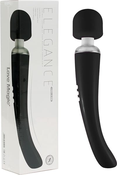 Love Magic Elegance vibrator - zwart 29,3cm