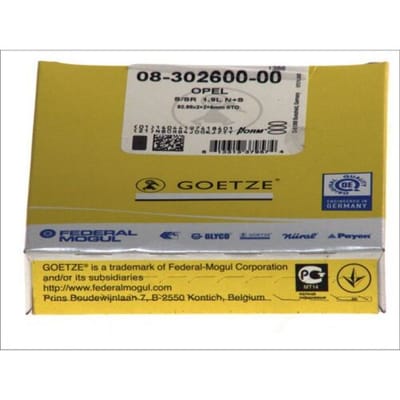 Goetze Engine Zuigerveren set GOETZE 08-302600-00