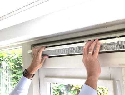 WindowSafePlus - pollenwerend horrengaas voor ventilatierooster 10,5cm x 160cm