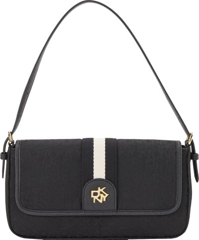 DKNY Schoudertas Carol Shoulder Bag BK Logo - BK Zwart