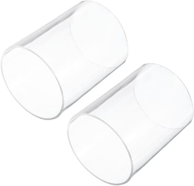 Dailygoods- Plastic Buis 6 Inch - Doorzichtige Acryl Buis - Ronde Polycarbonaat Buis - 115 mm x 120 mm - 2 Stuks - Weerbestendig en Duurzaam
