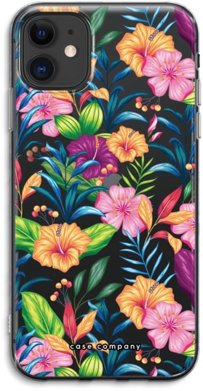 Case Company® - Hoesje geschikt voor iPhone 11 hoesje - Tropisch 2 - Soft Cover Telefoonhoesje - Bescherming aan alle Kanten en Schermrand