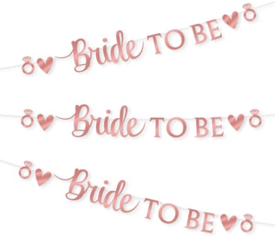 Q2P - Slinger - Vrijgezellenfeest - Vrouw - Bride to Be - Versiering - Vlaggenlijn - Decoratie - Vlaggetjes