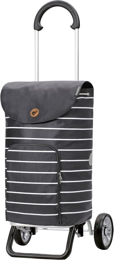 Andersen SHOPPER MANUFAKTUR Boodschappentrolley Scala Shopper Plus Mia 41L Anthracite Antraciet 103cm