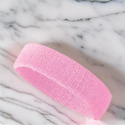 Hoofdband tegen Zweet – Zweetband voor Sporten – Roze – Roze hoofdzweetband – sport en fitness – Absorbeert zweet effectief – Comfortabel en elastisch – alle sporten – Professionele kwaliteit – sportaccessoire