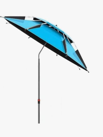 BIXc®- Strandparasol, 360 graden draaibaar, opvouwbaar, strandparasol, winddicht, UPF50+, waterdicht, parasol.