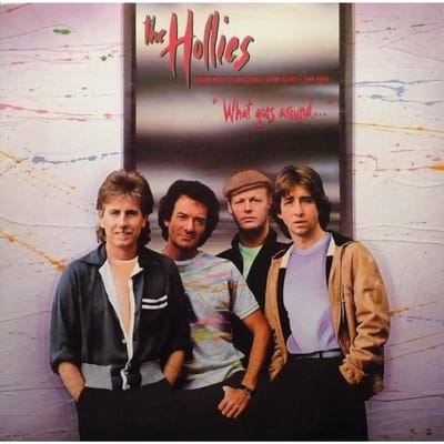 LP Plaat HOLLIES What Goes Around... 7800761 Atlantic 1983 Canada Rots Gebruikt