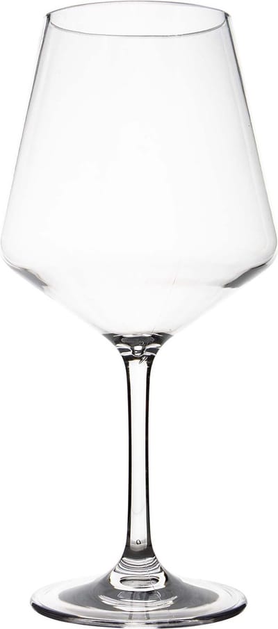 Gimex Solid Line Rode wijnglas - 670 ml - 2 Stuks