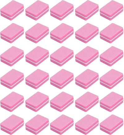 Set van 30 Mini Nagelschuurblokken voor Manicure en Pedicure