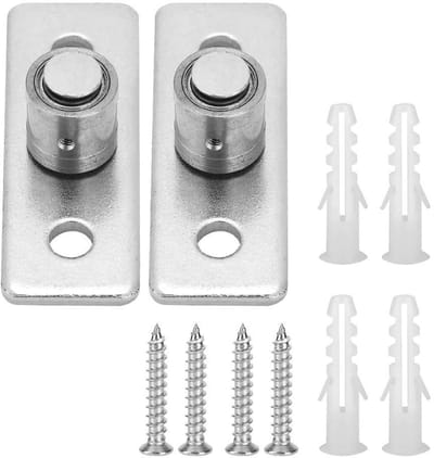 Dailygoods- Vloergeleider Corrosiebestendig - Schuifdeur Geleider - Roestvrij Staal - Geluidsloos - Compact - Eenvoudige Installatie - Schuifdeurgeleider