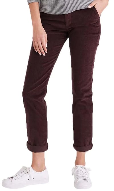 Dockers Weekend Slim Ankle Chino Broek Rood 28 / Long Vrouw