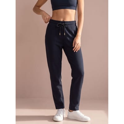 Sjeng Sports MILEY - Maat: S Dark Blue - Tennis Broek Vrouwen - Sportbroek - 44% polyester, 50% modal, 6% elastaan