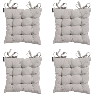 Madison - Zitkussen Toscane Napels taupe - Ca. 46x46 cm - Set van 4