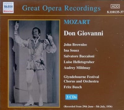 Glyndebourne Festival Chorus & Orchestra, Fritz Busch - Mozart: Don Giovanni (3 CD) (Remastered)