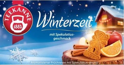 Teekanne Winterzeit - Winterthee met speculaas, appel en sinaasappel - 12x 20 zakjes