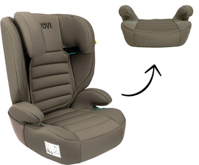 Novi Baby James Premium Autostoel - i-Size - Gordel - Donker Taupe