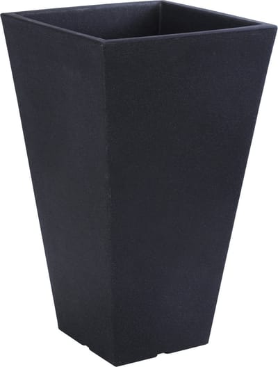 In & Out Deco Bloembak- Bloempot kunststof - hoog 55 cm - vierkant 35 cm